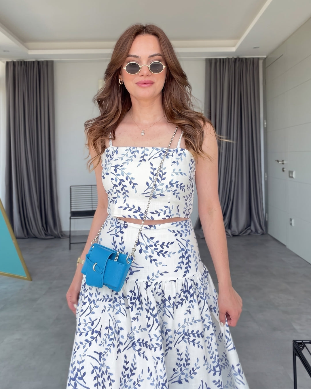Vireya - Botanical Print Summer Co-Ord Set