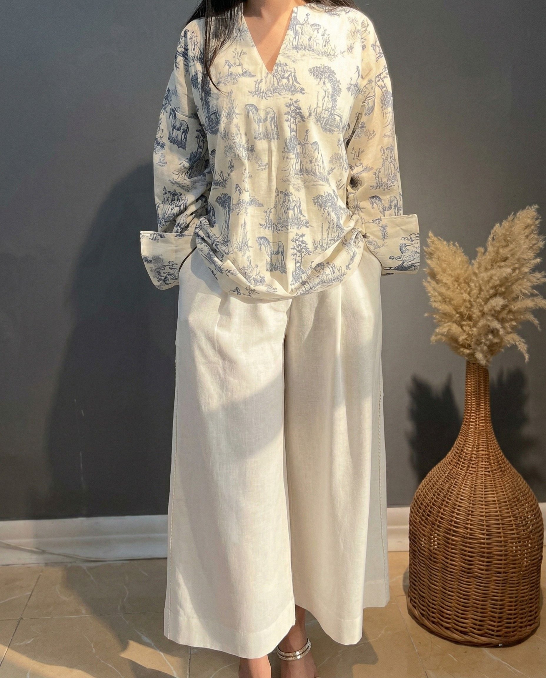 Aira - Off White Elegant Comfort Wear Co Ord Set