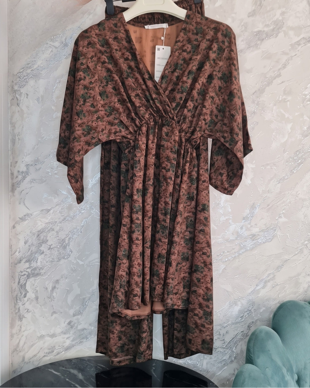 Celia - Earthy Floral Resort Co-Ord Set