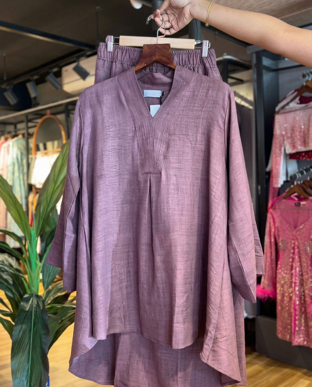 Oryn - Modern Mauve Relaxed Wear Co Ord Set