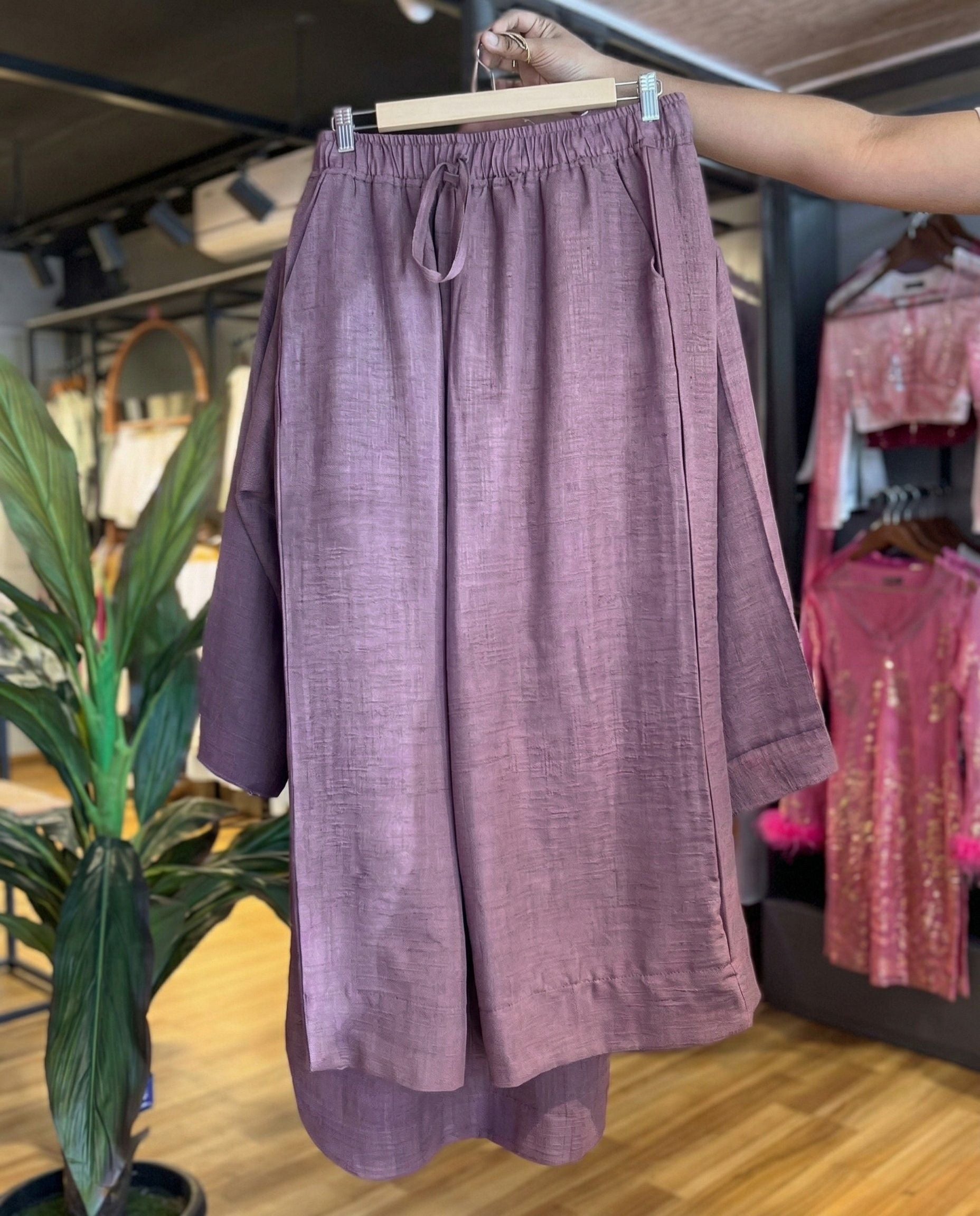 Oryn - Modern Mauve Relaxed Wear Co Ord Set